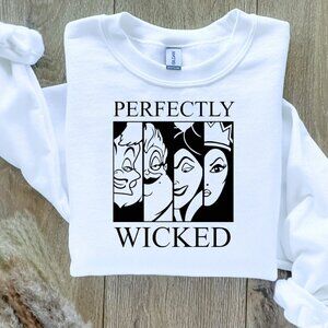 Perfectly Wicked Disney Villains Sweatshirt Sweater